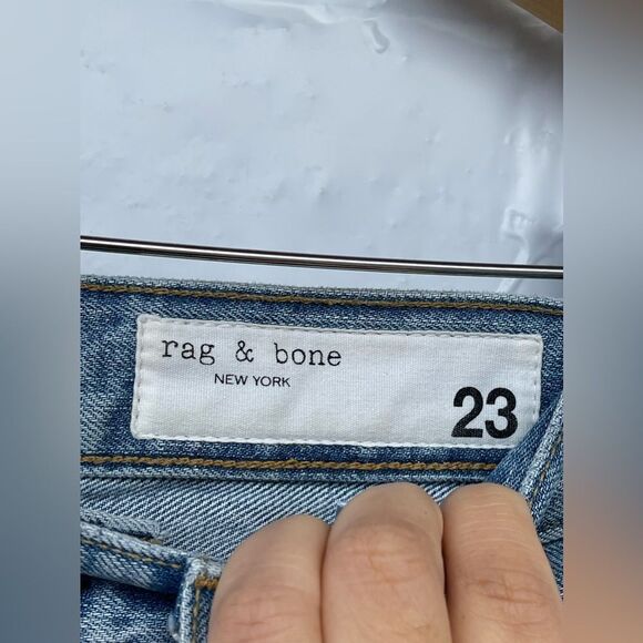Rag & Bone button fly tapered jeans size 23 - Picture 5 of 12
